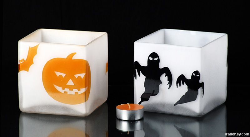 Halloween candle holder