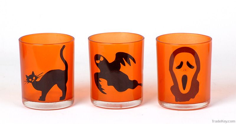 Halloween candle holder