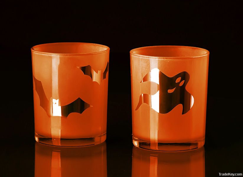 Halloween candle holder