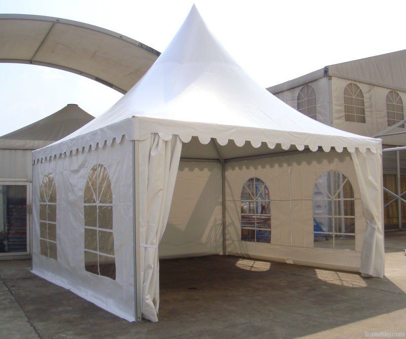 Aluminum pagoda tent