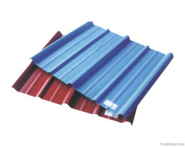 pvc trapezoid roof tiles