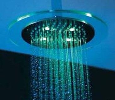 temperature detectable  showerhead