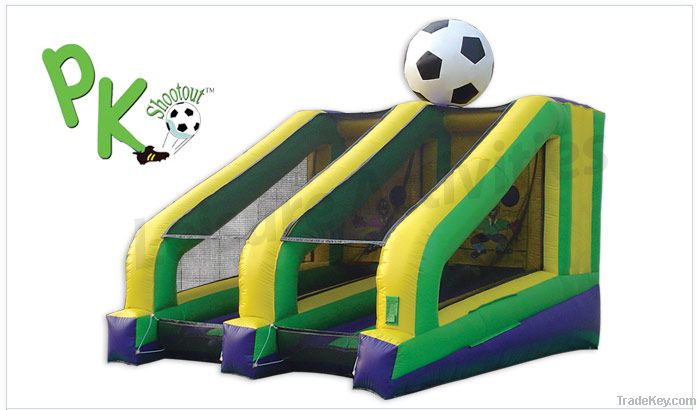 inflatable sport games pk shoot out