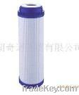 Granular carbon/resin filter cartridge