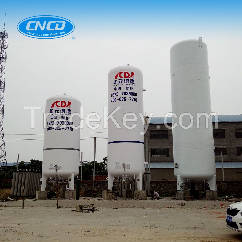 Liquefied Carbon Dioxide Cryogenic Vacuum Perlite Insulation Storage Tank