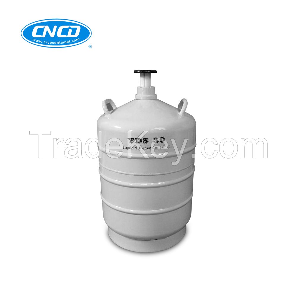 Biological liquid nitrogen semen container