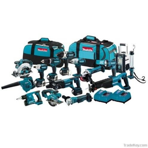 Makita LXT1500 18V LXT Lithium-Ion Cordless 15-Pc. Combo Kit