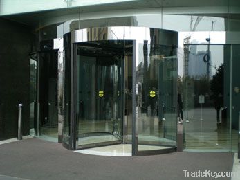 Automatic revolving door