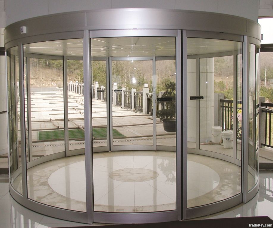 Curved sliding door