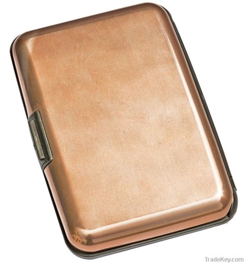 security credit card wallet/holders, aluminium silicone card wallet