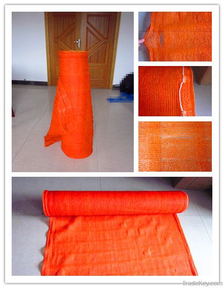 orange construction safety net