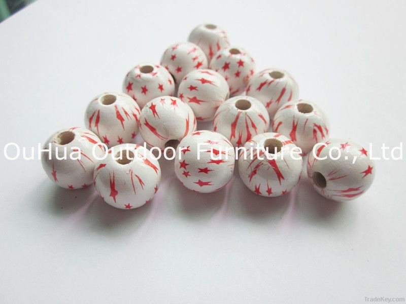 wood beads