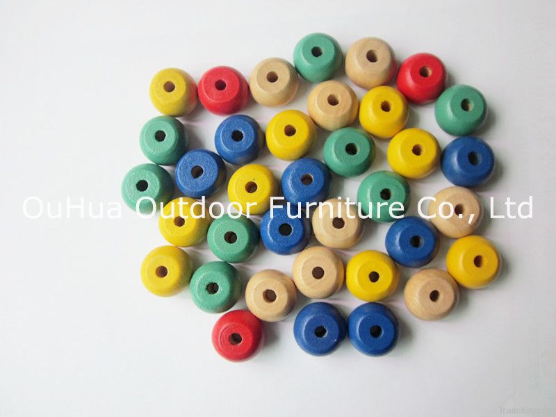 wood beads