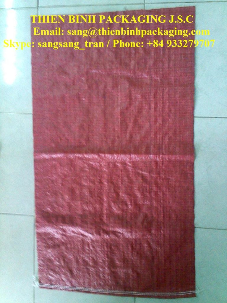 Recycle PP woven bag / PP woven garbage bag / Green pp woven bag