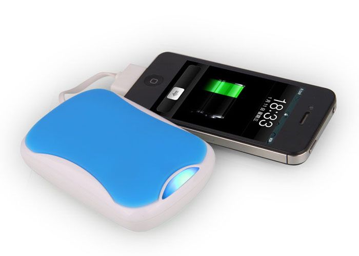 2014 Newest 5000mAh Power Bank with Built-in Micro USB FOR iPhone5 Adaptors with Cables