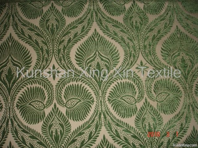 Chenille furniture fabric