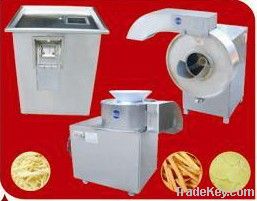 Potato chip cutting machine