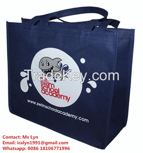 China manufacture customized lamination non woven bag, reusable non woven bag, pp non woven packaging bag