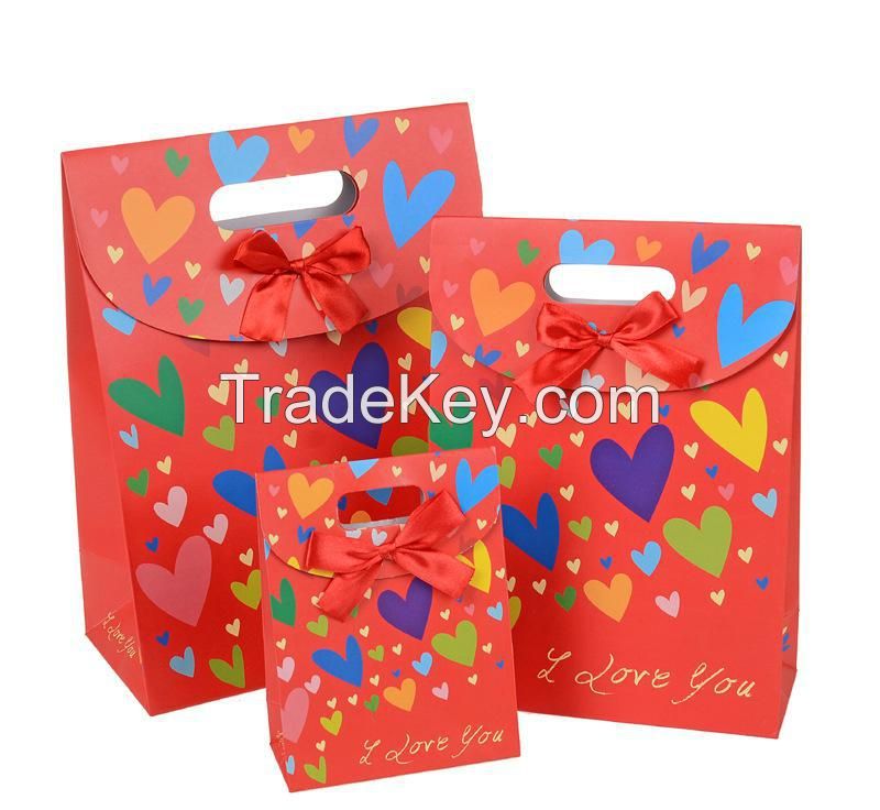 packaging paper bag, paper clothing bag, Christmas paper gift bag