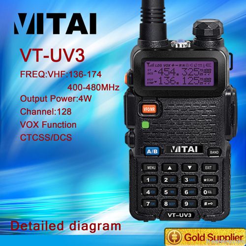 VITAI VT-UV3 Dual Band Two Way Radio