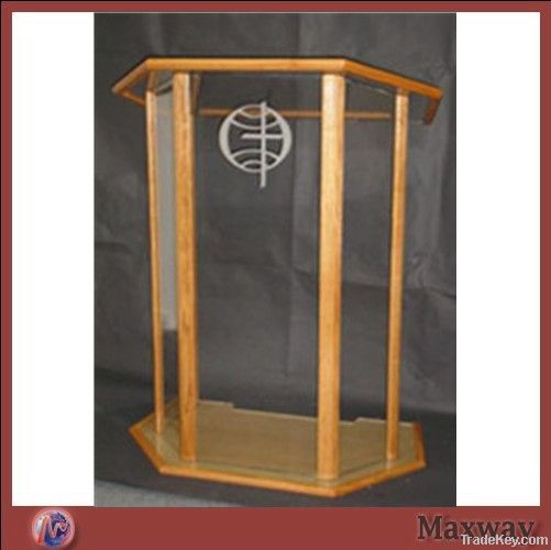 Luxury High Grade Acrylic Wooden Church Pulpit