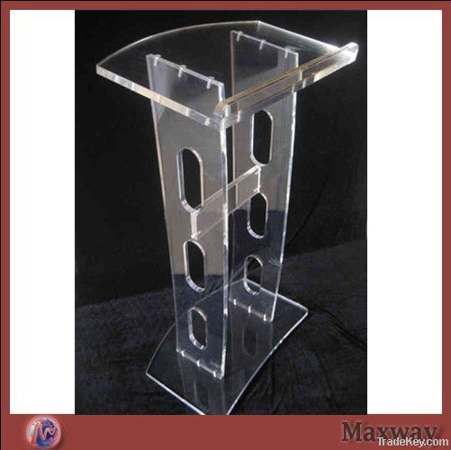 Clear Floor Dismountable Screw Acrylic Organic Glass Church Pulpit