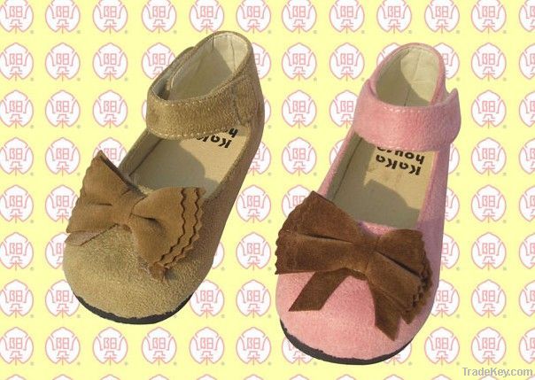 PU baby shoes(cute;flat sole, summer shoes)