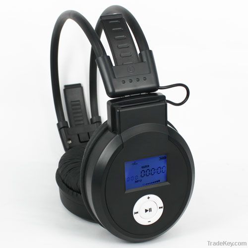 MP3 stereo sport headphone with memory card