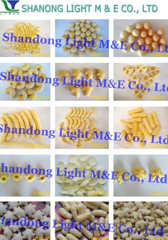 Puffed Core Filling and Inflating Snacks Processing Line
