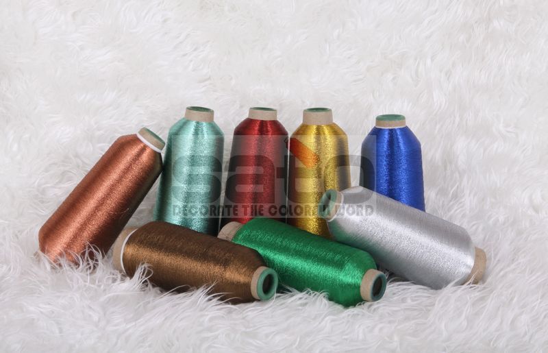 MS-type embroidery metallic yarn