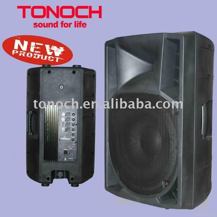 Molded cabinet speaker, plastic cabinet speaker, pro speaker