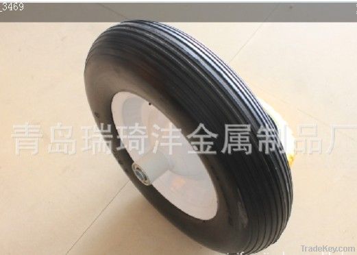 rubber tyre , pu foaming wheel