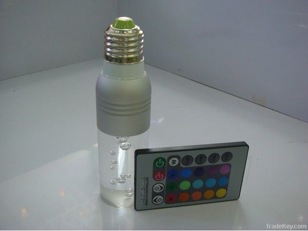 3w RGB or Single Color Led Crystal Light