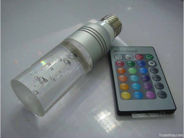 3w RGB or Single Color Led Crystal Light