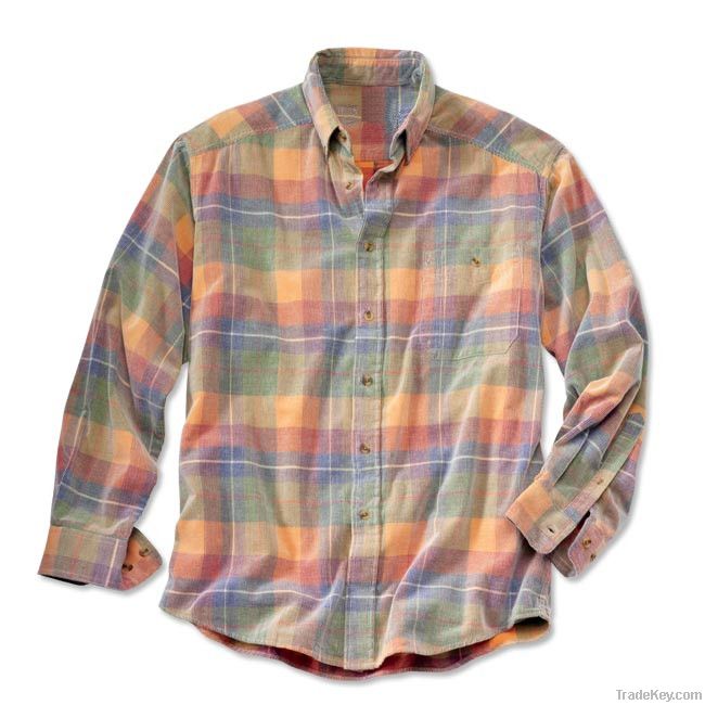 Men Frost Hollow Corduroy Shirts