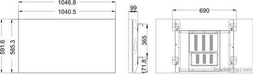 LG 47 inch lcd video wall with narrow of 6.9mm