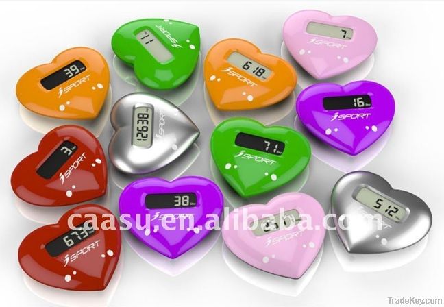 Heart Shape Pedometer