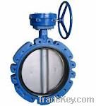 Concentric soft sealed butterfly valve