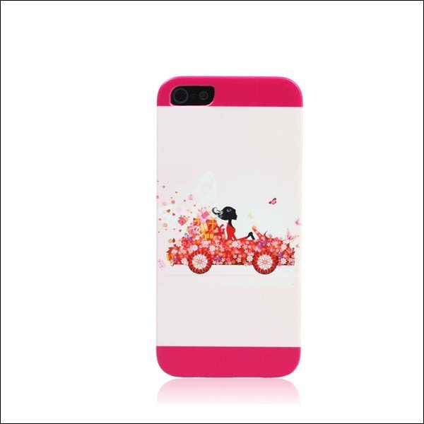 Custom hard plastic case for iphone 5 5s