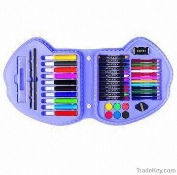 45-piece Art Set, Includes Jumbo Markers and Crayons