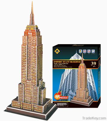 puzzle 3D jigsaw puzzle, diy toys  education toys, Famous construction