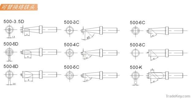 Lead-free soldering tips