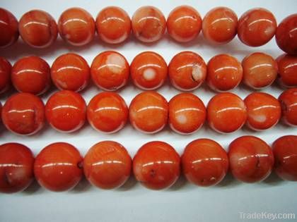 Coral beads with fashion accessories