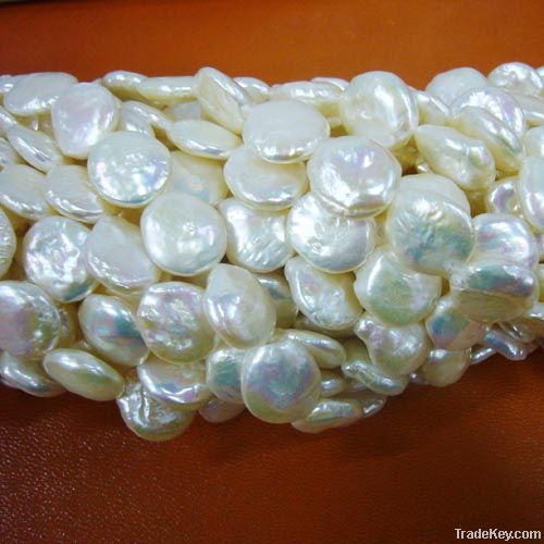 Freshwater pearl beads and strands