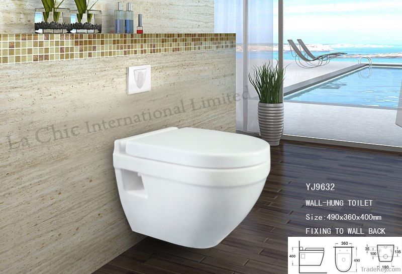 Modern Design Ceramic Wall-hung Toilet/Hanging Toilet