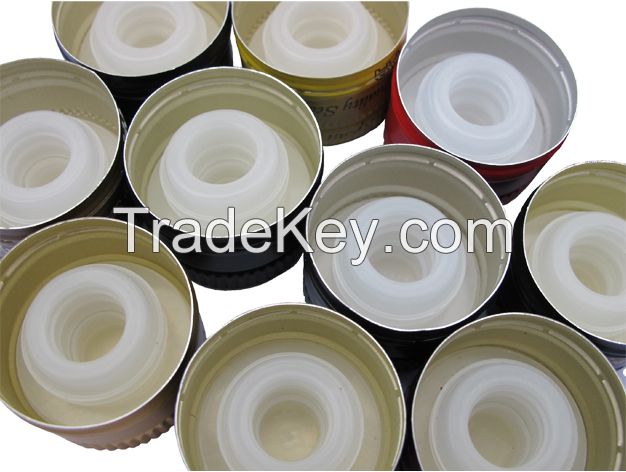 aluminum olive oil  cap Plastic mouth