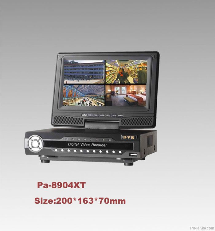 Mini H.264 Stand-alone DVR with Lcd