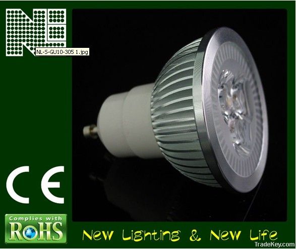 3W GU10 led spotlight