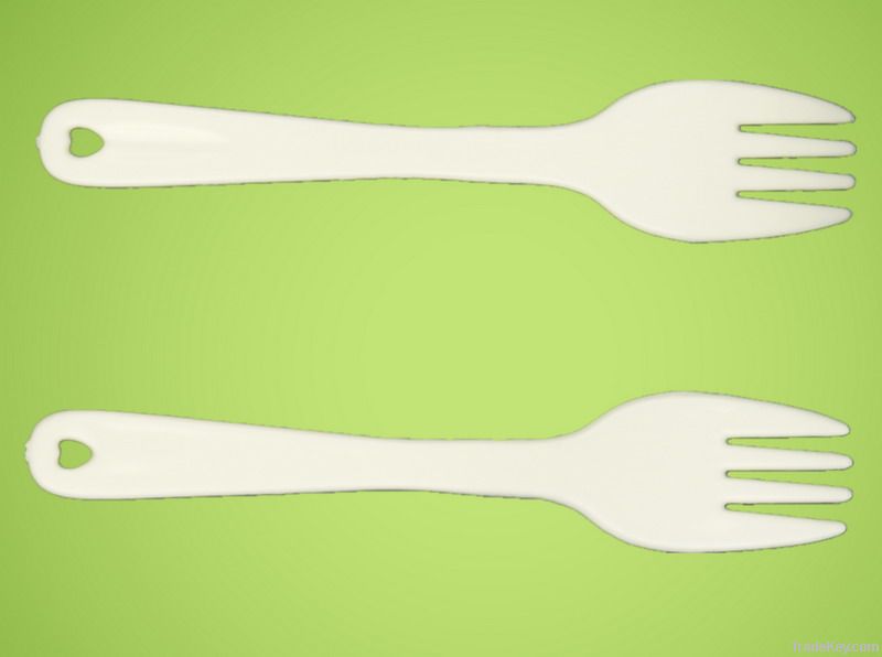 Disposable plastic forks