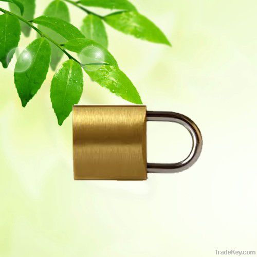 high security brass padlock